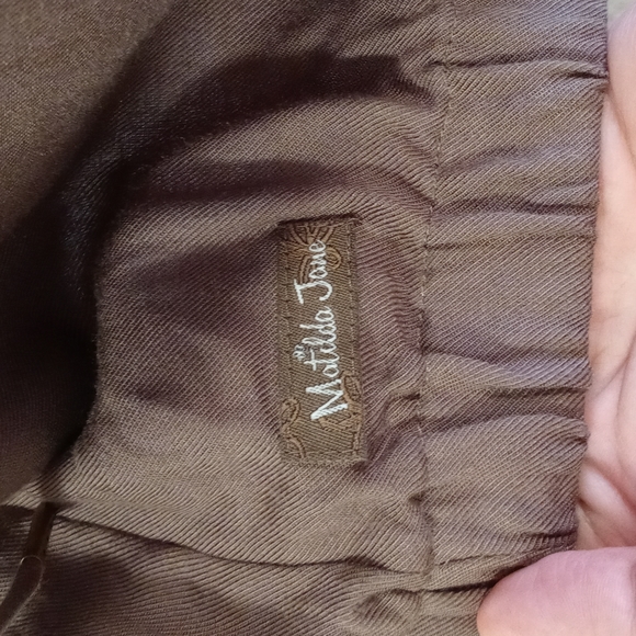 🆕 🍁Matilda Jane🍁 - Brown "Ambitious You" Vest w/Crochet Lace Collar - Picture 7 of 16